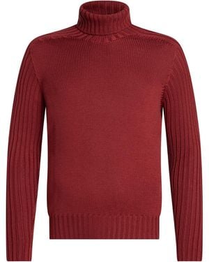 Gran Sasso Rollkragenpullover - Rot
