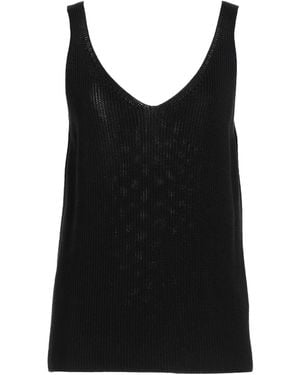 Gentry Portofino Top Silk, Cotton - Black