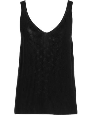 Gentry Portofino Top Silk, Cotton - Black