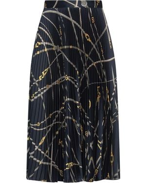 Versace Midi Skirt Polyester - Black