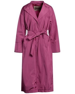 Herno Overcoat & Trench Coat - Purple