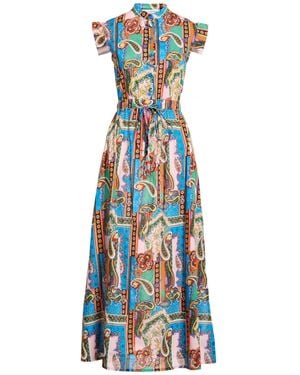 CONNOR & BLAKE Maxi Dress Cotton - Blue