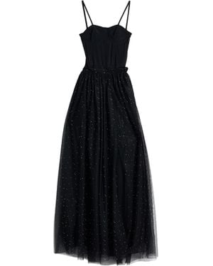 Gaelle Paris Maxi Dress Polyamide, Elastane - Black