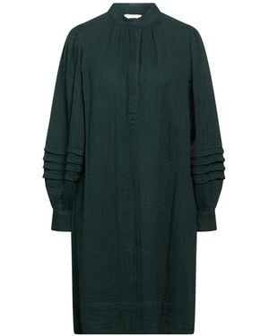 Antik Batik Dark Mini Dress Cotton - Green