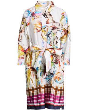 Sara Roka Midi Dress Cotton - White