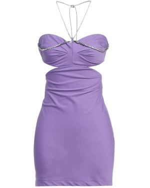 Aniye By Lilac Mini Dress Cotton, Elastane - Purple
