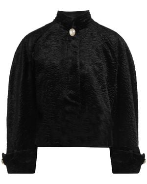 CASABLANCA Jacket Virgin Wool, Cotton, Elastane - Black