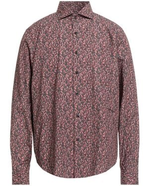 Alessandro Lamura Brick Shirt Cotton - Purple