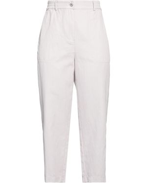 Annette Görtz Trousers Cotton, Linen, Polyacrylic - White