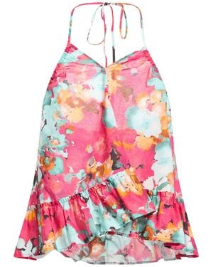 Liu Jo Fuchsia Top Cotton - White