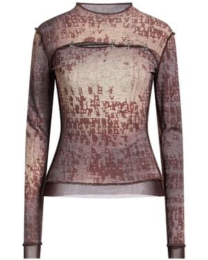 MISBHV Top Polyester, Elastane - Brown