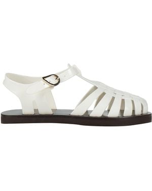 Ancient Greek Sandals Sandals Pvc - White