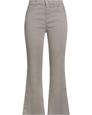 Marella Monochrome Light Trousers Lyocell, Cotton, Polyester, Elastane - Grey