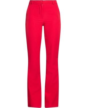 Silvian Heach Pants Polyester, Elastane - Red