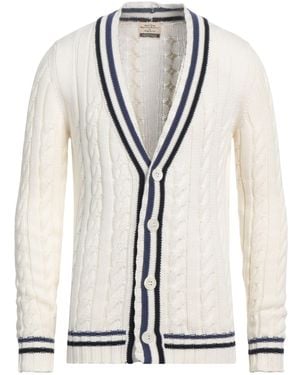 Heritage Off Cardigan Cotton - White