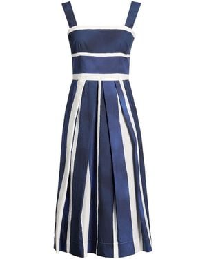Dolce & Gabbana Midi Dress Cotton - Blue