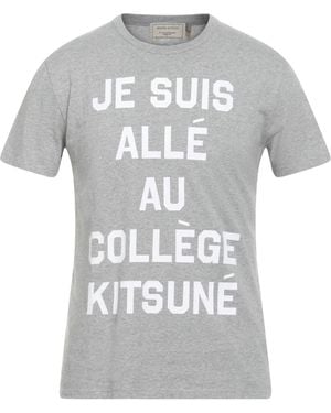 Maison Kitsuné T-Shirt Cotton - Grey