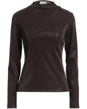 ALESSIA SANTI Top Polyester, Elastane, Polyurethane Resin - Black