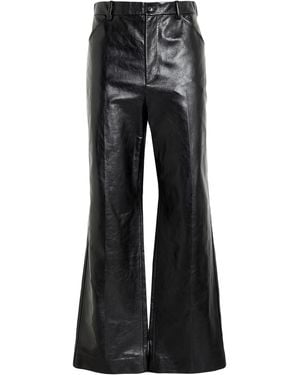 Bally Trousers Lambskin - Black