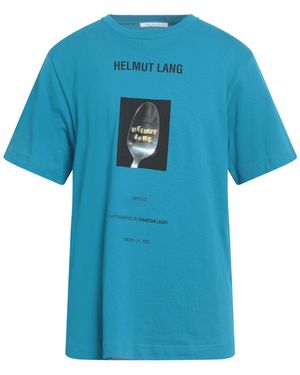 Helmut Lang Azure T-Shirt Cotton - Blue