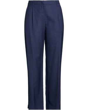 Lardini Pants Wool, Silk, Linen - Blue