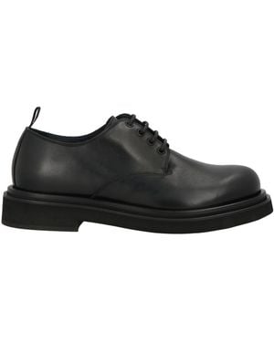 Seboy's Lace-Up Shoes Leather - Black