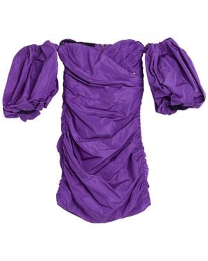 Liu Jo Mini Dress Polyester - Purple
