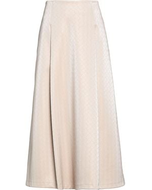 Xandres Midi Skirt Polyurethane, Viscose - Natural