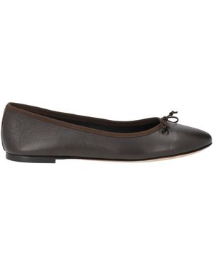 ODARE ANTWERP Ballet Flats Leather - Gray