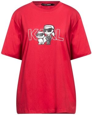 KARL LAGERFELD T-Shirt - Red