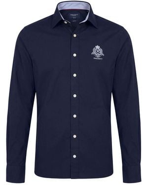 Hackett Shirt Cotton, Elastane - Blue