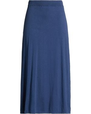Fedeli Maxi Skirt Cotton, Linen - Blue