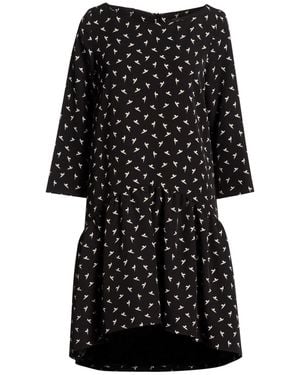 Soallure Mini Dress Polyester, Elastane - Black
