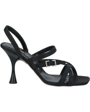 Sergio Rossi Sandals Textile Fibers - Black