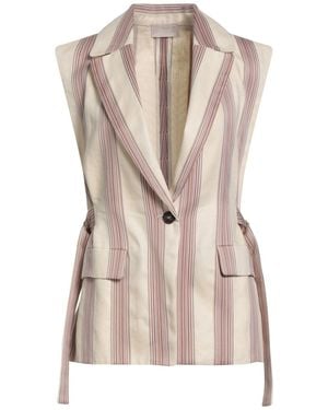 Drumohr Blazer Cotton, Linen - Natural