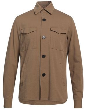 Harris Wharf London Shirt Cotton, Polyester - Brown