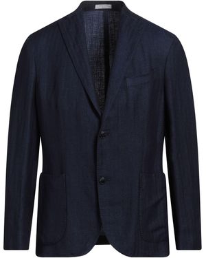 Boglioli Blazer Linen, Cashmere - Blue