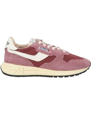 Autry Sneakers Leather, Textile Fibers - Pink