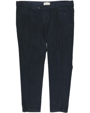 0/zero Construction Trousers Linen, Cotton, Elastane - Blue