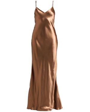 Galvan London Maxi Dress Viscose - Brown