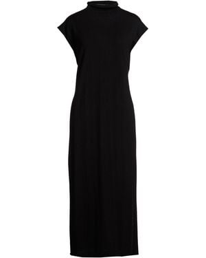 Alpha Studio Midi Dress Merino Wool - Black