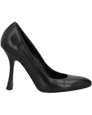 NCUB Pumps Leather - Black