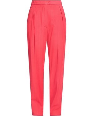 forte_forte Coral Pants Viscose, Virgin Wool, Elastane - Red