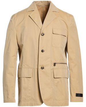 Versace Sand Jacket Cotton - Natural