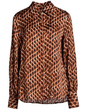 Ottod'Ame Caring Shirt Viscose - Brown