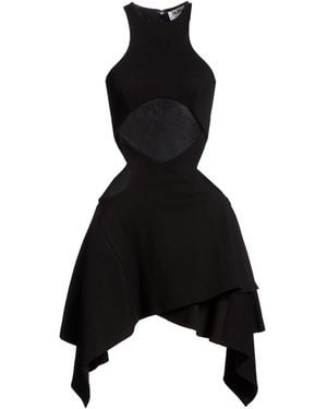 The Attico Mini Dress Cotton, Elastane - Black
