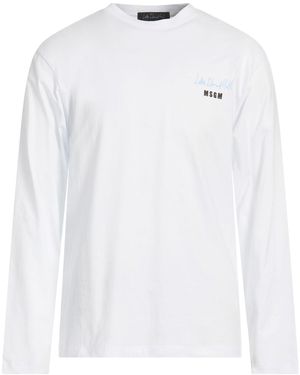 MSGM T-Shirt Cotton - White