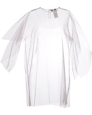MSGM Mini Dress Polyamide - White