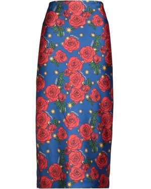 ALESSANDRO ENRIQUEZ Midi Skirt - Red