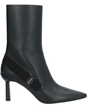 ショートブーツ・ブーティ SALVATORE FERRAGAMO BLACK LEATHER TIA ANKLE BOOTS Ferragamo Tia Ankle Boots in Black | Lyst